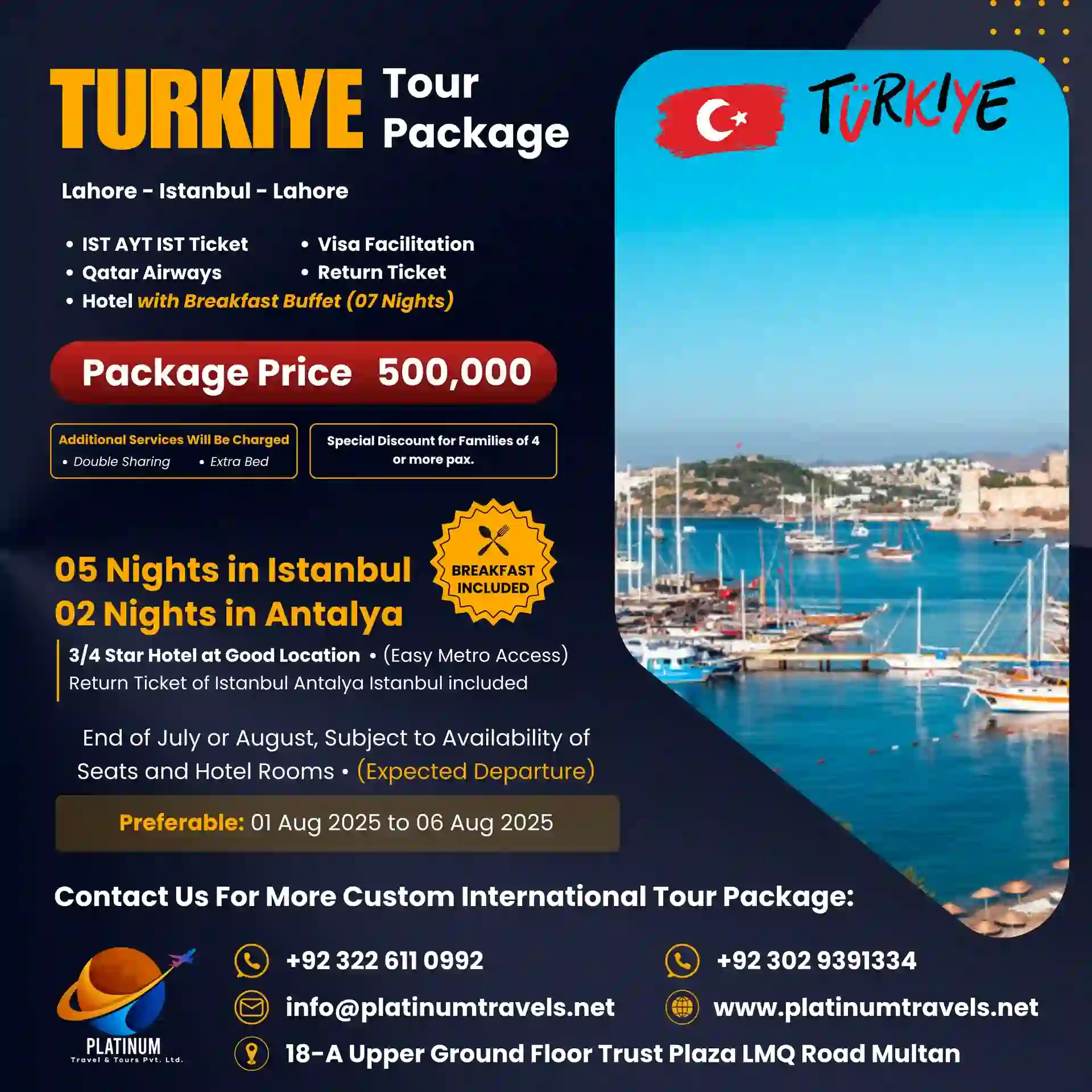 Turkey Tour Package 07 Days