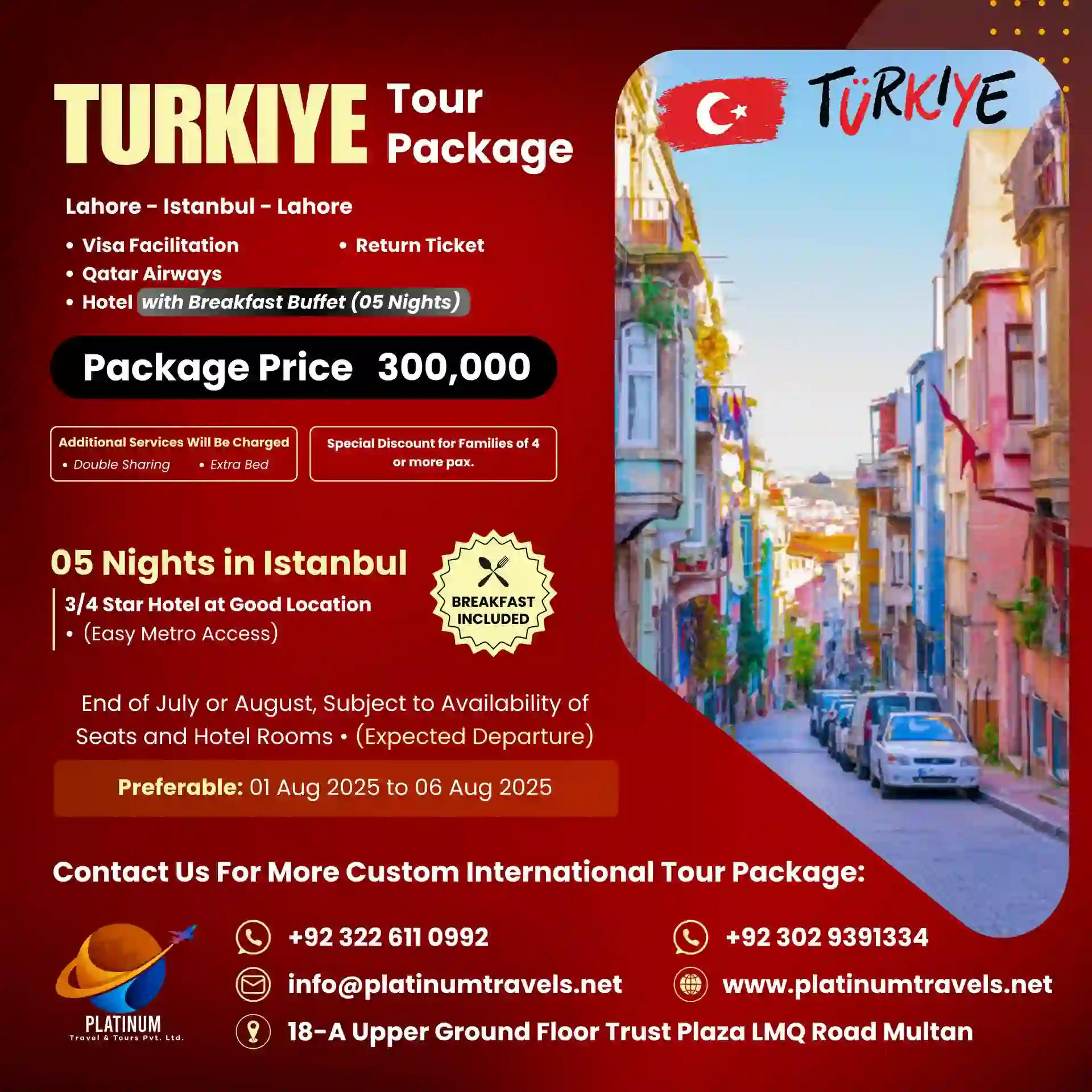 Turkey Tour Package 05 Days